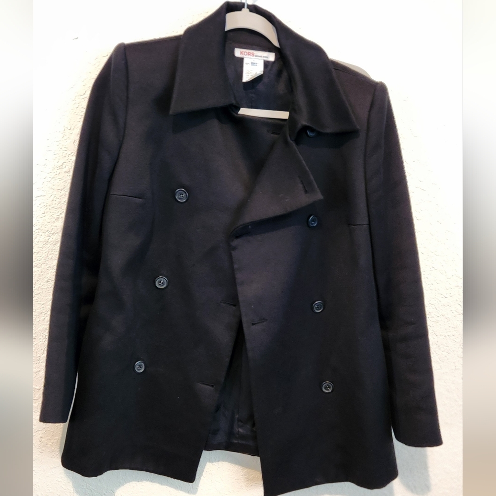 KORS MICHAEL KORS Pea Coat in Black ⚫️ - Picture 5 of 8